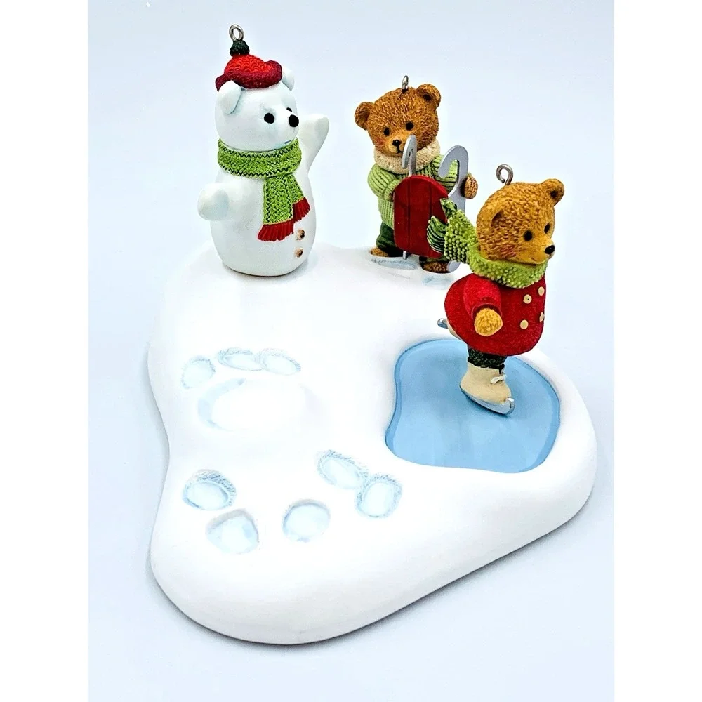 Snow Cub Club HollyDay Hill Dexter Next Gracie Skates #1 #3 #4 Hallmark Keepsake
